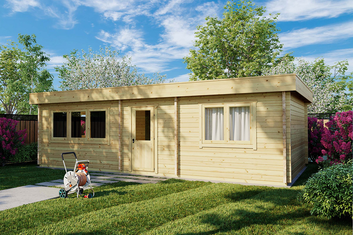 Fritidshus “Holiday I” 38m² / 10 x 5 m / 70mm