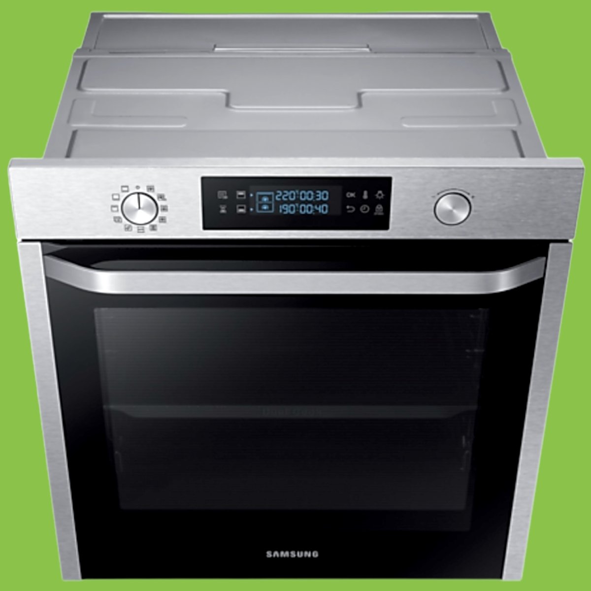 Inbyggnadsugn 75 liter Samsung Twin Convection NV75N5573RS - Bild 9