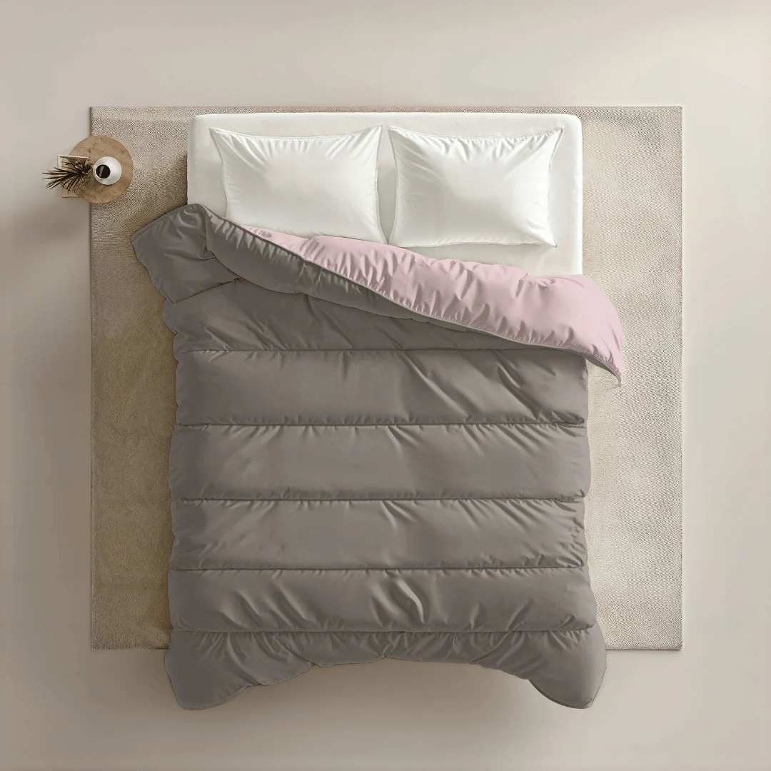 Zelesta Royalbed - Pastellrosa & Mjukgrå - Bild 5