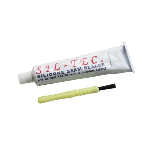 Silicone seam sealer for tarps
